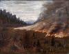 Слюсарв .К. Лесной пожар. Холст, масло 1942